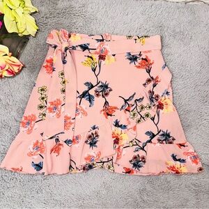 Floral flowy skirt
